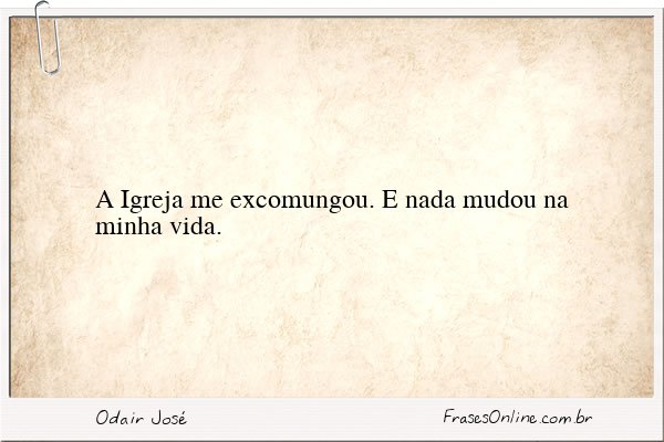 Frase de Odair José