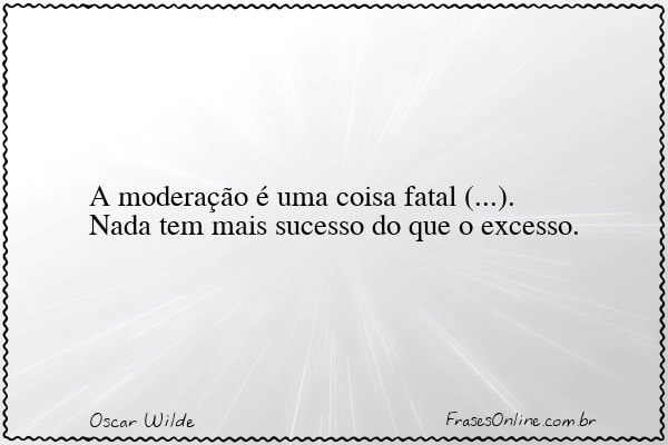 Frase de Oscar Wilde