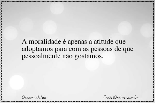 Frase de Oscar Wilde