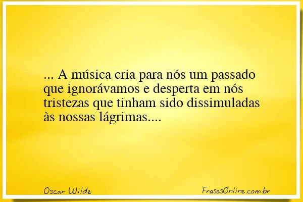Frase de Oscar Wilde