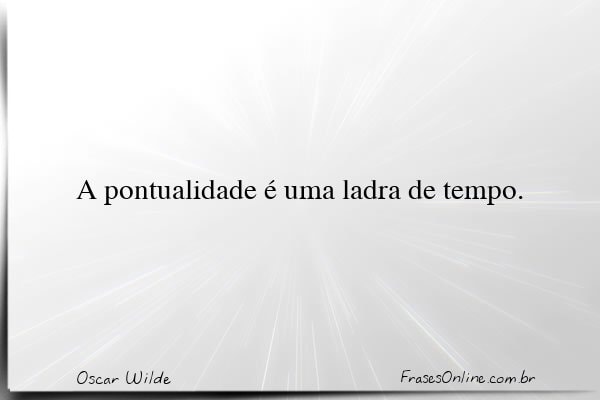 Frase de Oscar Wilde