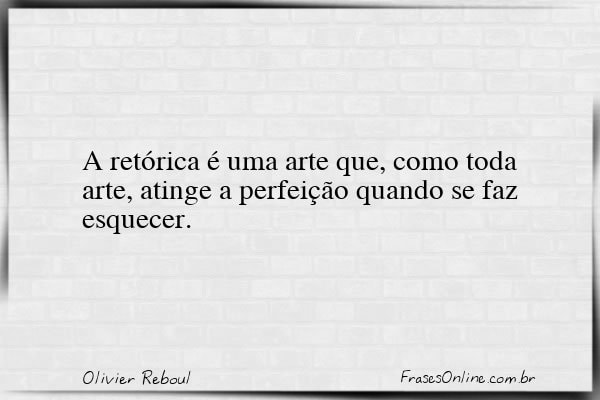Frase de Olivier Reboul
