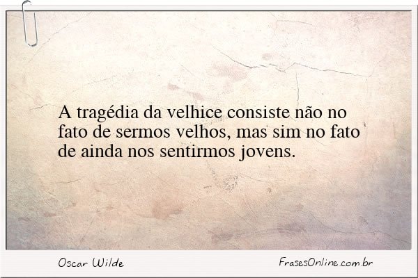 Frase de Oscar Wilde