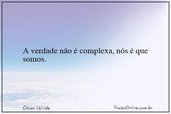 Frase de Oscar Wilde
