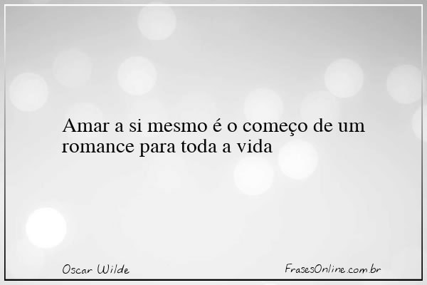 Frase de Oscar Wilde