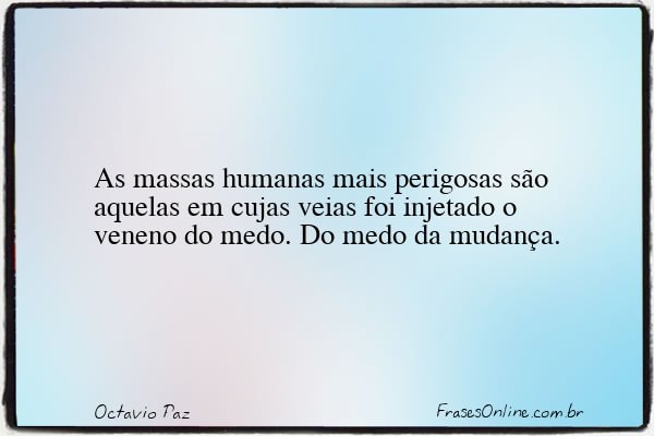 Frase de Octavio Paz