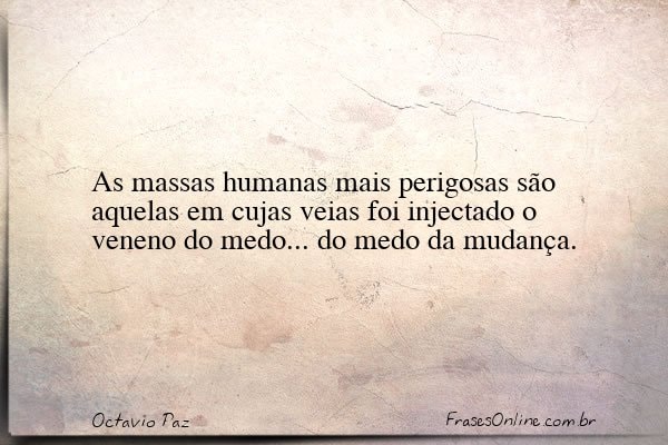 Frase de Octavio Paz