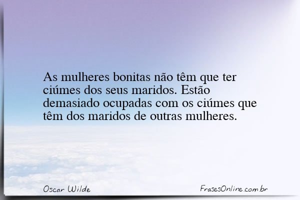 Frase de Oscar Wilde
