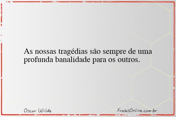 Frase de Oscar Wilde