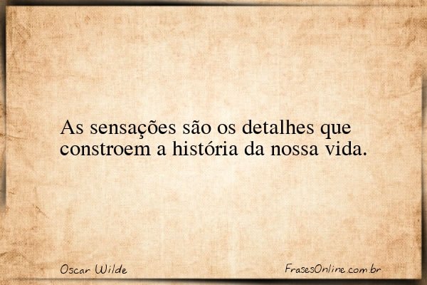 Frase de Oscar Wilde