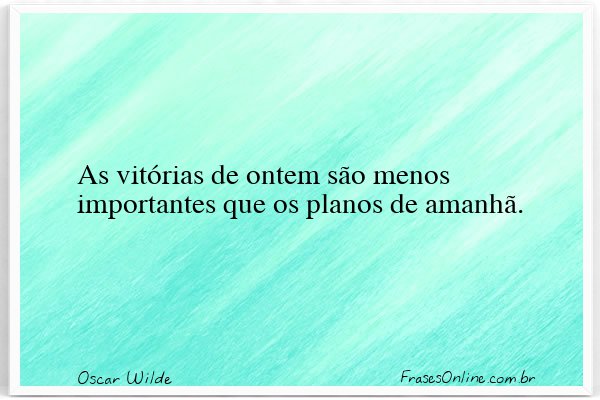 Frase de Oscar Wilde