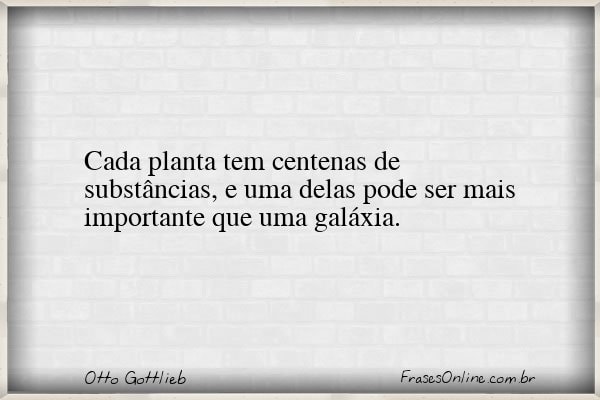 Frase de Otto Gottlieb