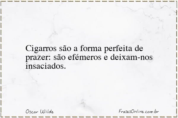 Frase de Oscar Wilde