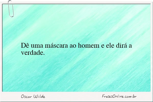 Frase de Oscar Wilde