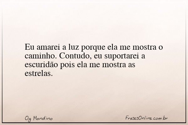 Frase de Og Mandino