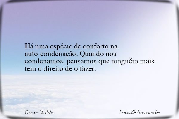 Frase de Oscar Wilde