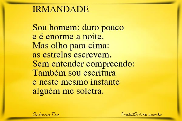 Frase de Octavio Paz