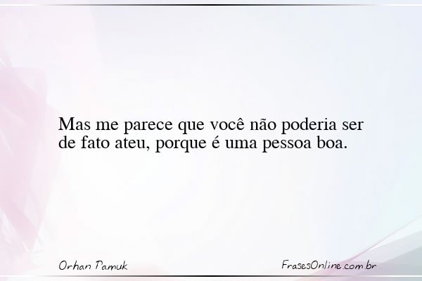 Frase de Orhan Pamuk