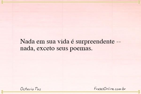 Frase de Octavio Paz