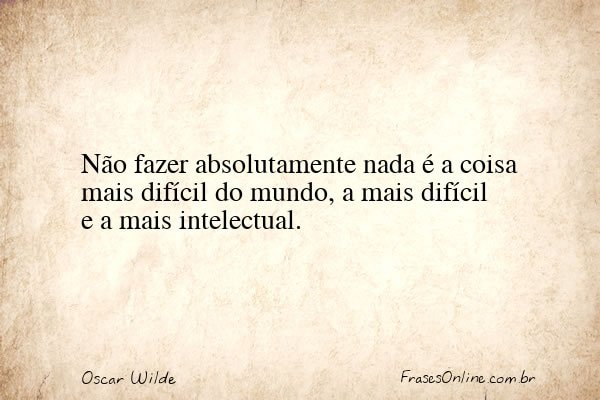 Frase de Oscar Wilde