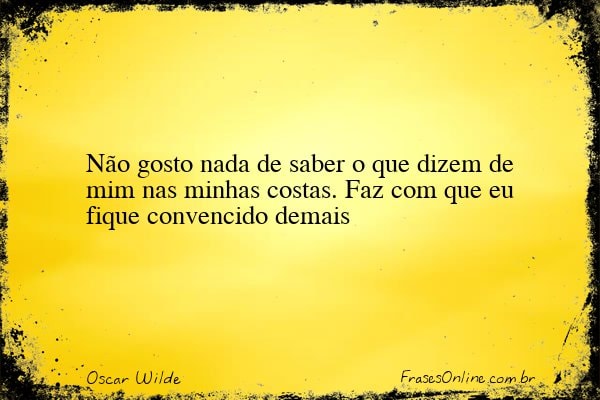 Frase de Oscar Wilde