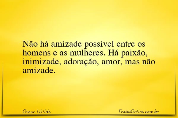 Frase de Oscar Wilde