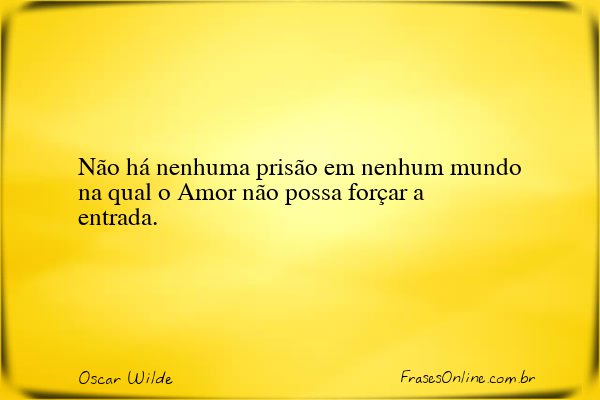 Frase de Oscar Wilde