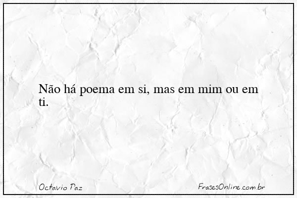 Frase de Octavio Paz