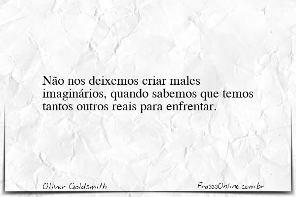 Frase de Oliver Goldsmith