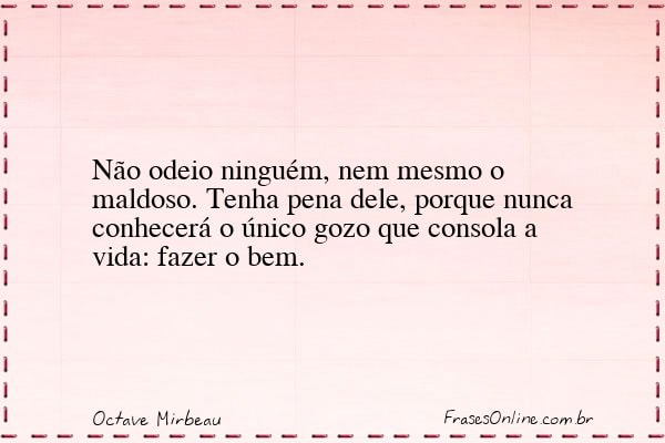 Frase de Octave Mirbeau