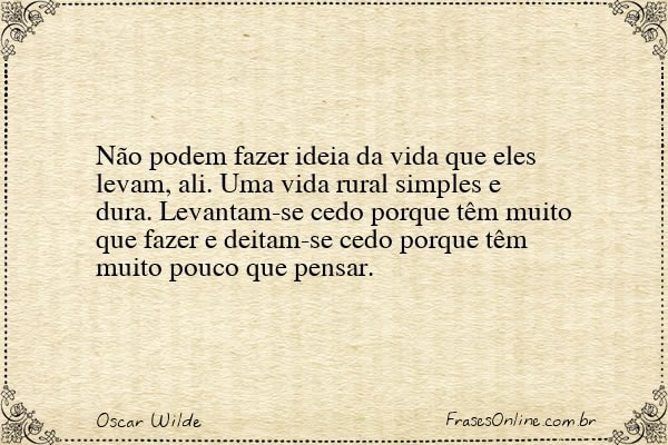 Frase de Oscar Wilde