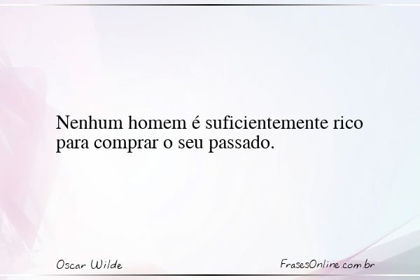 Frase de Oscar Wilde