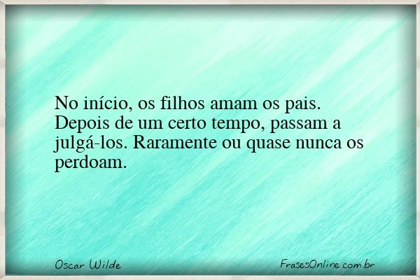 Frase de Oscar Wilde