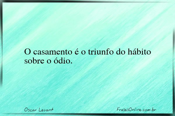 Frase de Oscar Levant