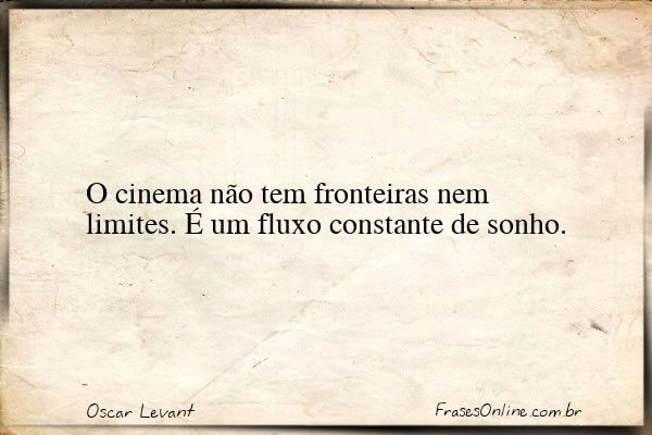 Frase de Oscar Levant