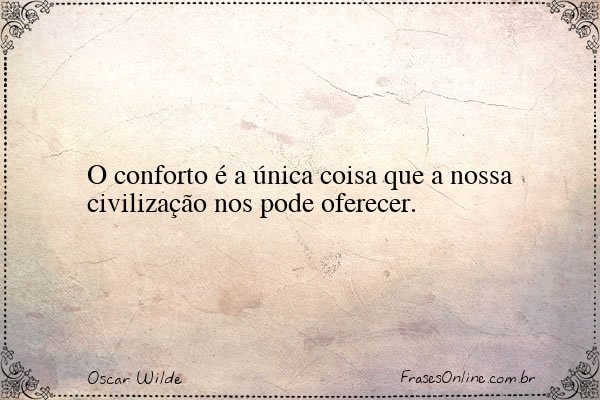Frase de Oscar Wilde