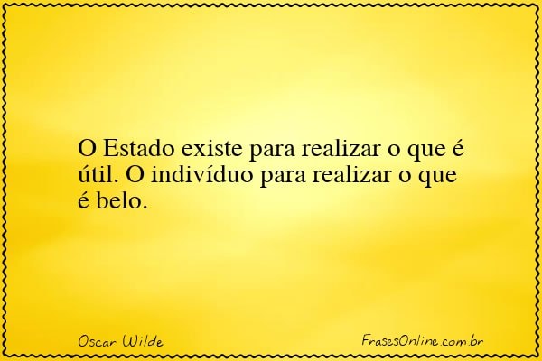 Frase de Oscar Wilde