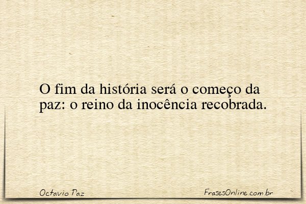 Frase de Octavio Paz