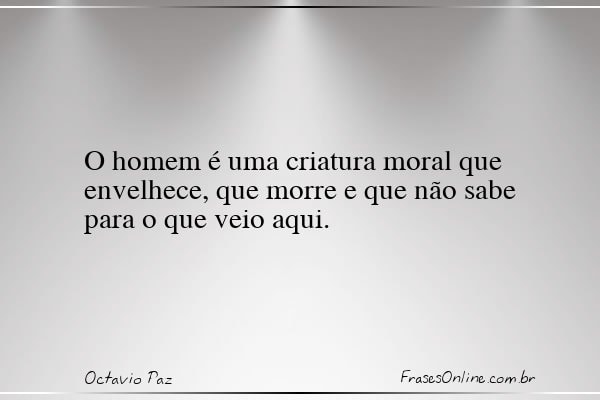 Frase de Octavio Paz
