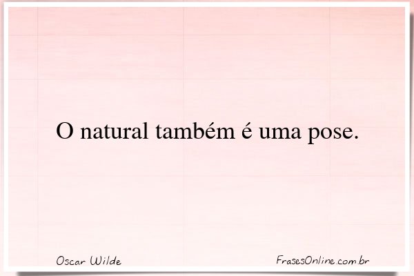 Frase de Oscar Wilde