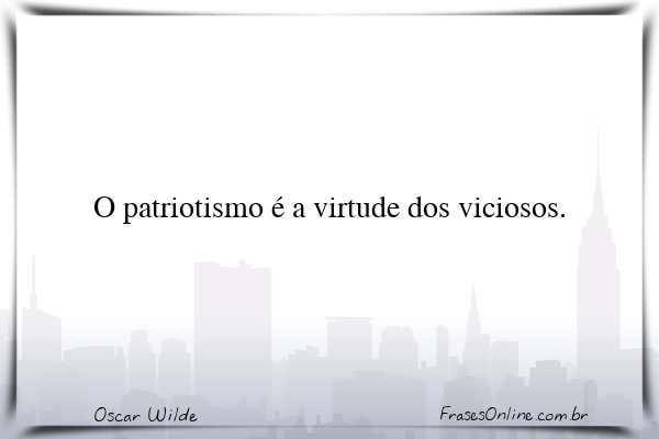 Frase de Oscar Wilde
