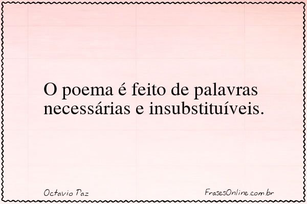 Frase de Octavio Paz