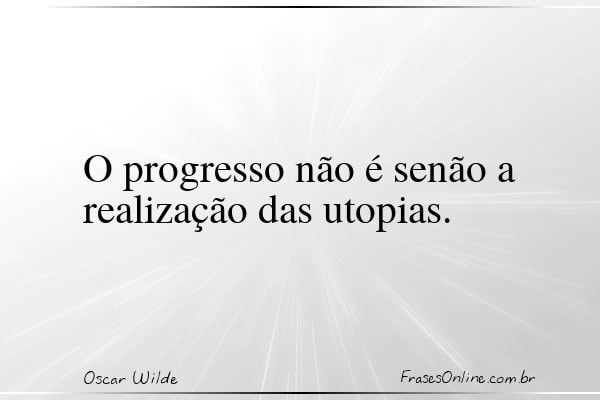 Frase de Oscar Wilde
