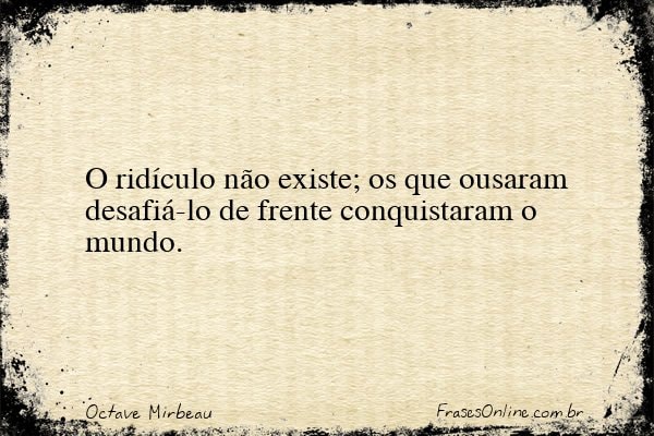 Frase de Octave Mirbeau