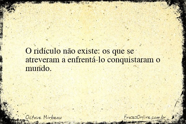 Frase de Octave Mirbeau