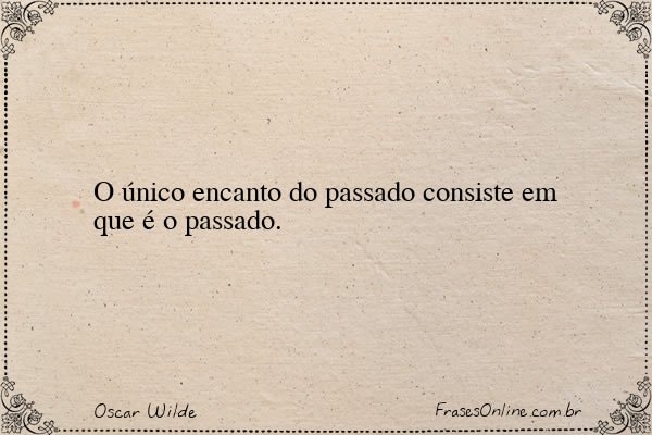 Frase de Oscar Wilde