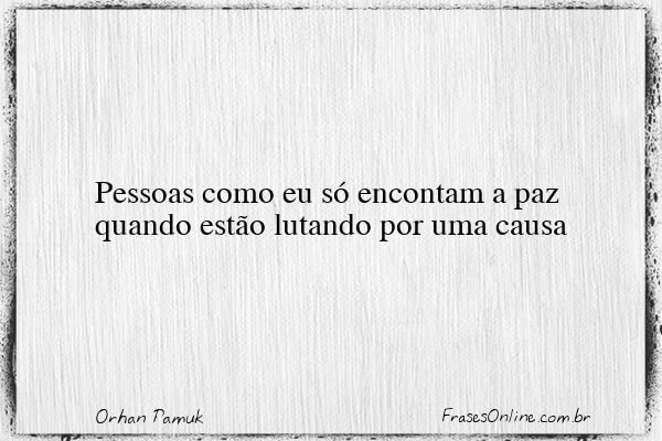Frase de Orhan Pamuk