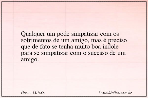 Frase de Oscar Wilde