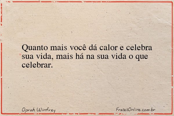 Frase de Oprah Winfrey