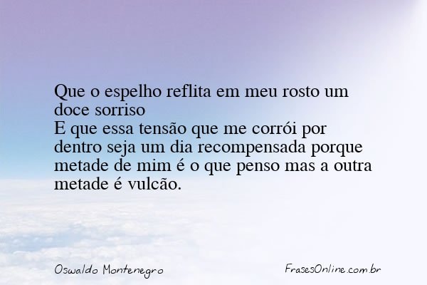 Frase de Oswaldo Montenegro